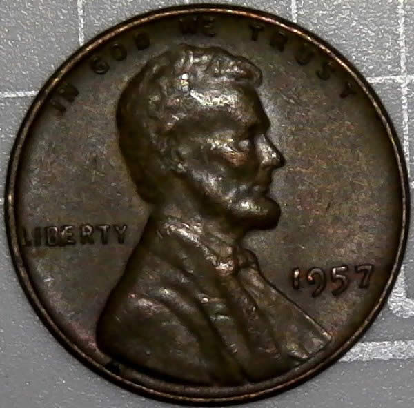 1957-P-Lincoln-Wheat-Cent-With-Huge-